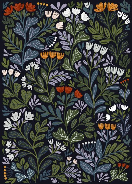 Affiche Fleurs Vintage - Louise Vintage