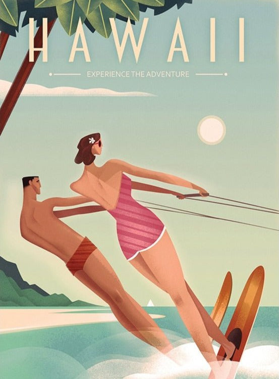 Affiche Hawaii Vintage - Louise Vintage