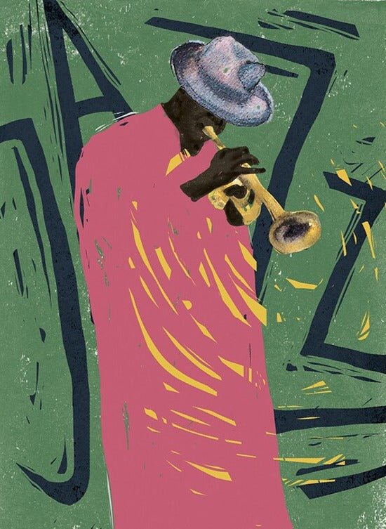 Affiche Jazz Vintage - Louise Vintage