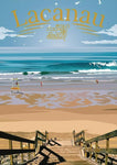 Affiche Lacanau Vintage - Louise Vintage
