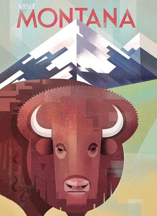 Affiche Montana Vintage - Louise Vintage