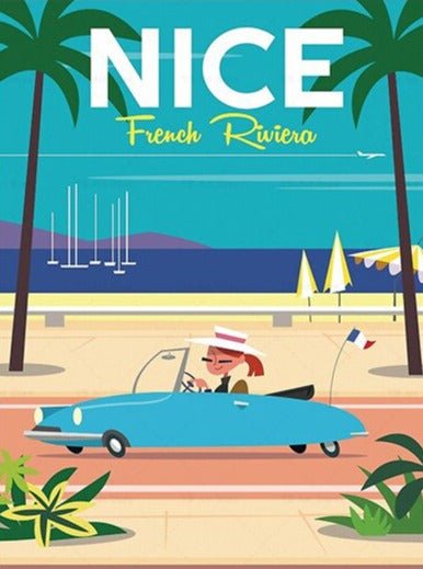Affiche Nice Design Vintage - Louise Vintage