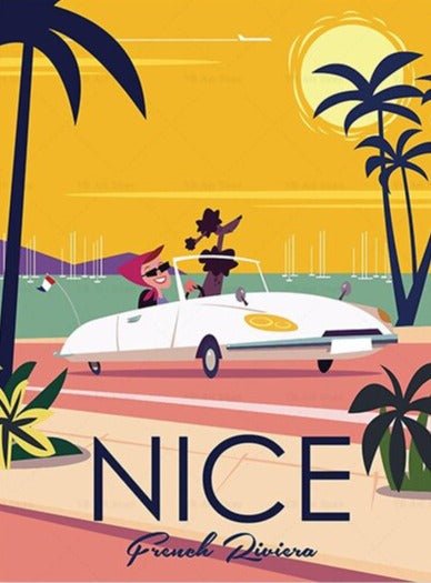 Affiche Nice Vintage - Louise Vintage