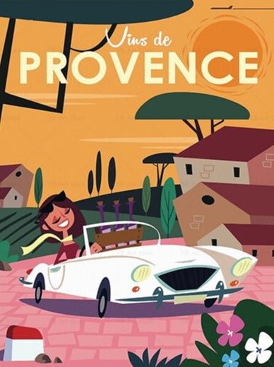 Affiche Provence Vintage - Louise Vintage