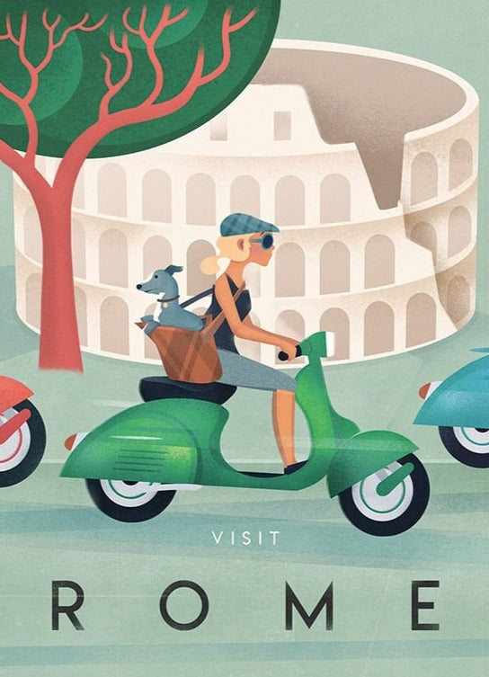 Affiche Rome Vintage - Louise Vintage