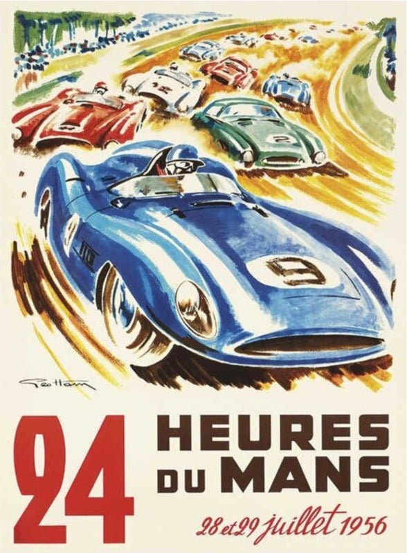 Affiche Vintage 24h du Mans - Louise Vintage