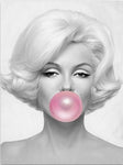Affiche Vintage Bubble Gum Marilyn Monroe - Louise Vintage