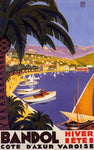 Affiche Vintage Côte d'Azur - Louise Vintage