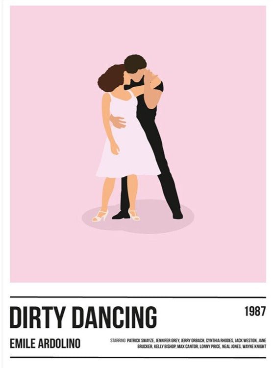 Affiche Vintage Dirty Dancing - Louise Vintage