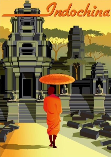 Affiche Vintage Indochine - Louise Vintage