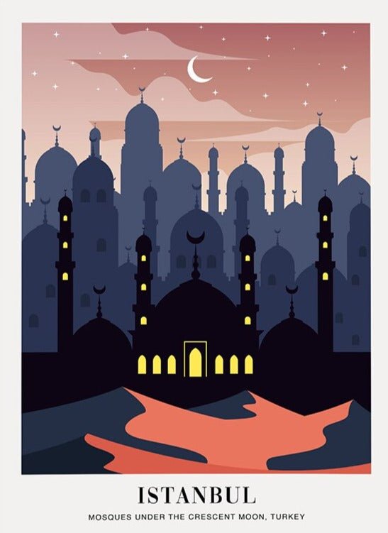 Affiche Vintage Istanbul - Louise Vintage