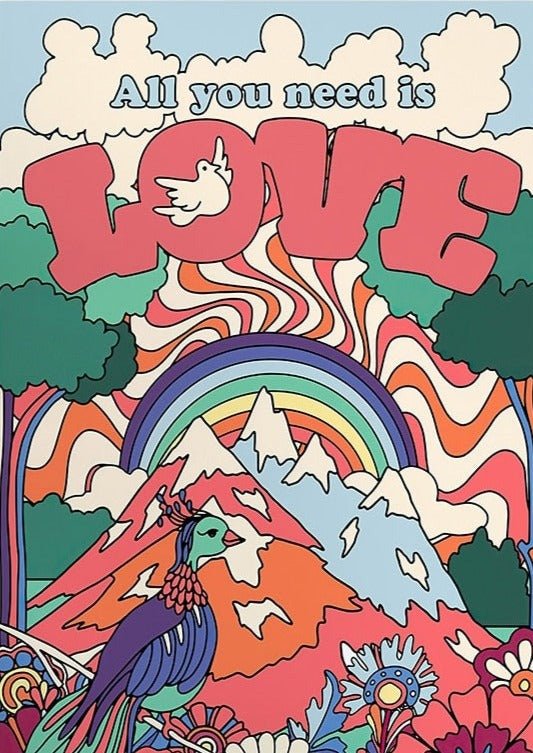Affiche Vintage Love - Louise Vintage
