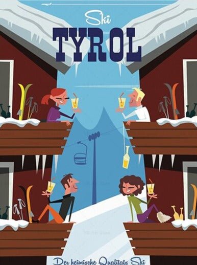 Affiche Vintage Tyrol - Louise Vintage