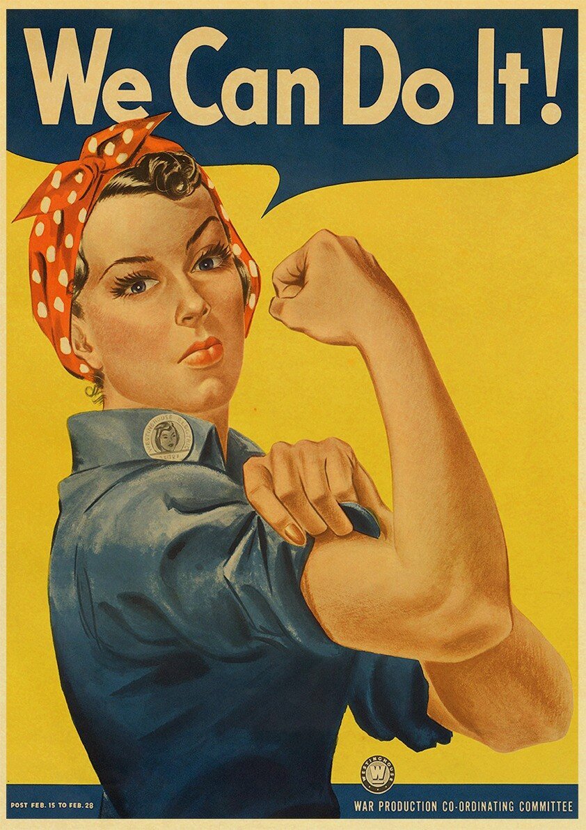 Affiche Vintage We Can Do It - Louise Vintage