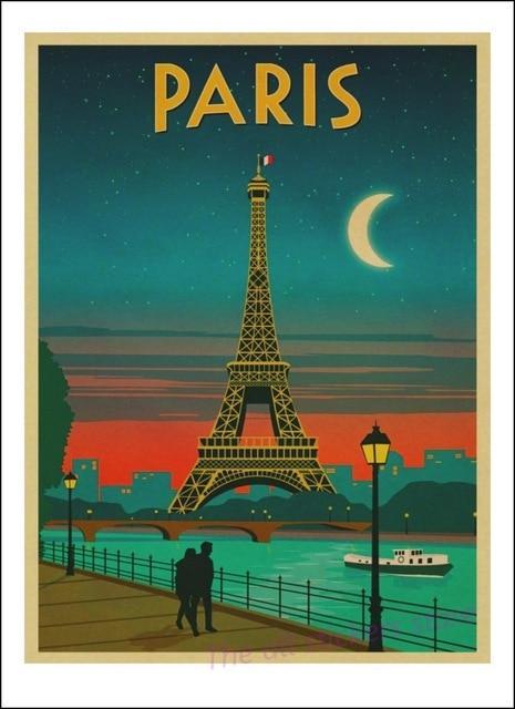 Affiche Vintage&lt;br&gt; Paris - Louise Vintage