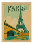 Affiche Vintage<br> Paris - Louise Vintage