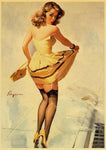 Affiche Vintage<br> Pin Up Elvgren - Louise Vintage