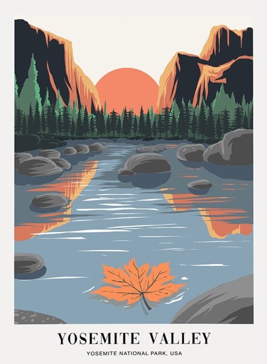 Affiche Yosemite Vintage - Louise Vintage