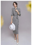 Années 40 Robe de Bal Gris - Louise Vintage