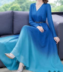 Années 40 Robe Vintage Bleue - Louise Vintage