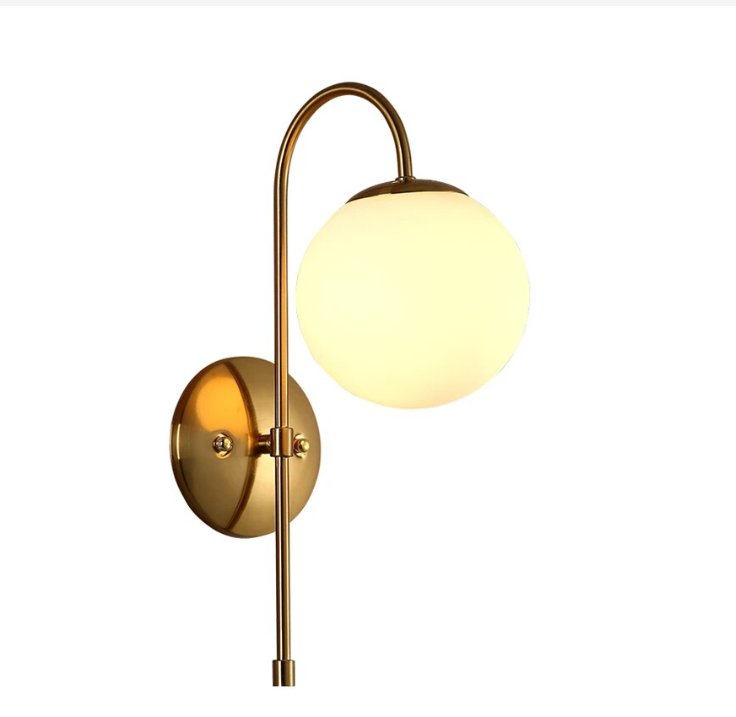 Applique Murale Cuivre Boule Vintage - Louise Vintage