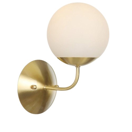 Applique Murale Cuivre Vintage Ronde - Louise Vintage