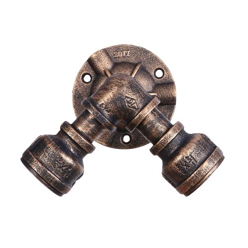 Applique Murale Laiton Vintage Angle Droit - Louise Vintage