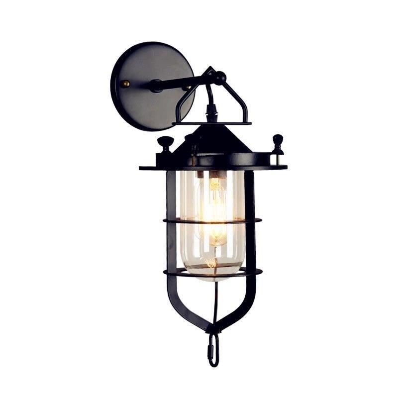 Applique Murale Noire Vintage - Louise Vintage