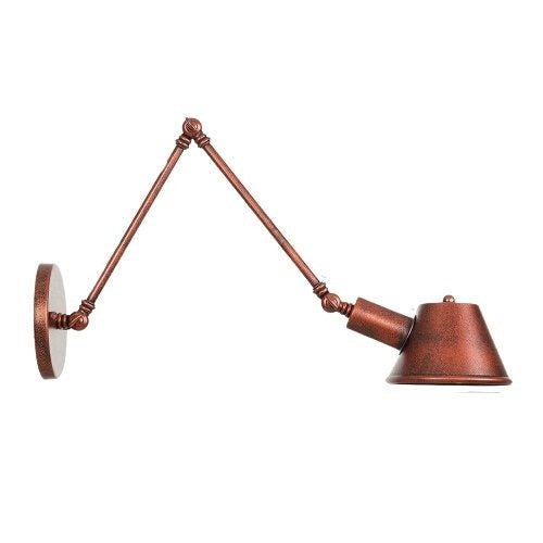 Applique Murale Salon Vintage 2 Branches Cuivre - Louise Vintage