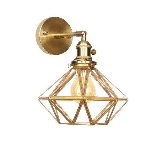 Applique Murale Vintage Année 70 Vitrée - Louise Vintage