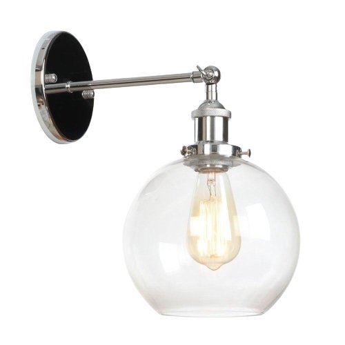 Applique Murale Vintage Argent Verre - Louise Vintage