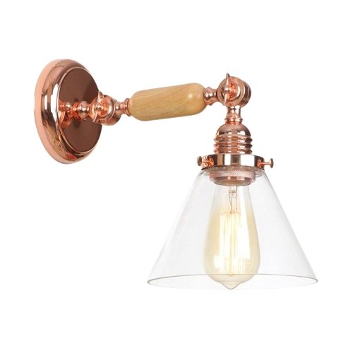 Applique Murale Vintage Bois Transparent - Louise Vintage