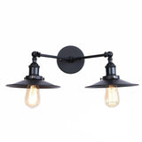 Applique Murale Vintage Double Noir Bistro - Louise Vintage