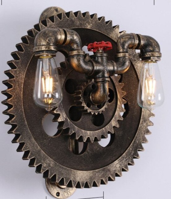 Applique Murale Vintage Engrenage - Louise Vintage