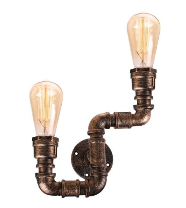 Applique Murale Vintage Industrielle 2 Ampoules - Louise Vintage