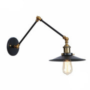 Applique Murale Vintage Industrielle Or Noir
