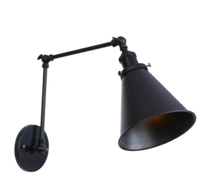 Applique Murale Vintage Rétro Noir - Louise Vintage