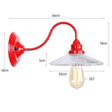 Applique Murale Vintage Rouge Resto - Louise Vintage