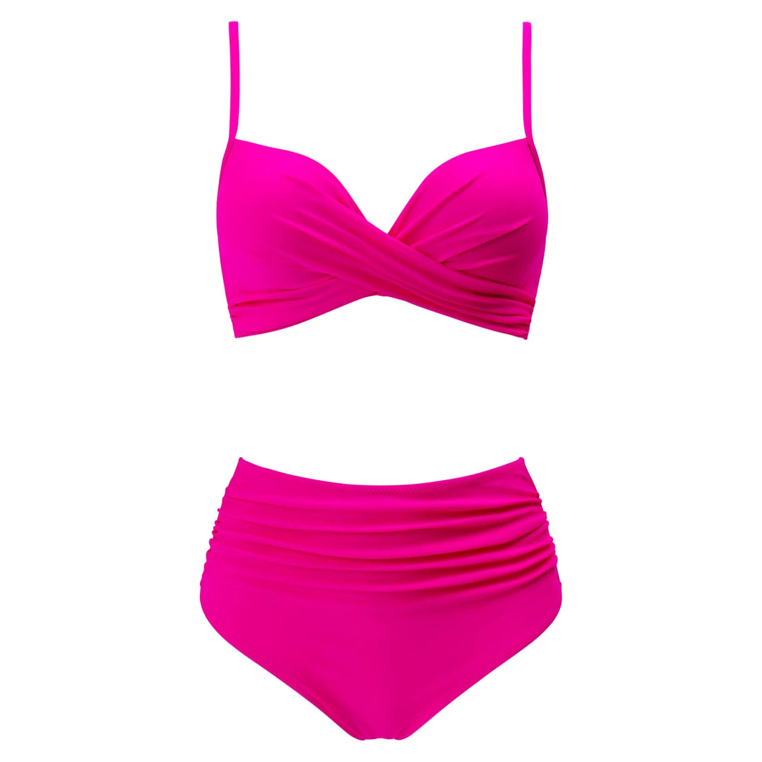 Bikini Vintage Croisé Rose - Louise Vintage
