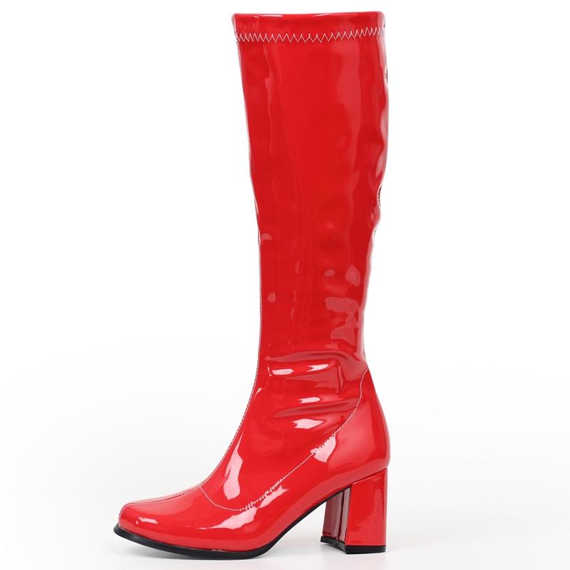 Bottes Années 70 Vintage Rouge - Louise Vintage