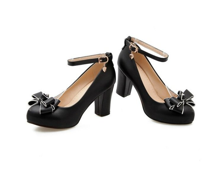 Chaussures Années 60 70 Noir - Louise Vintage
