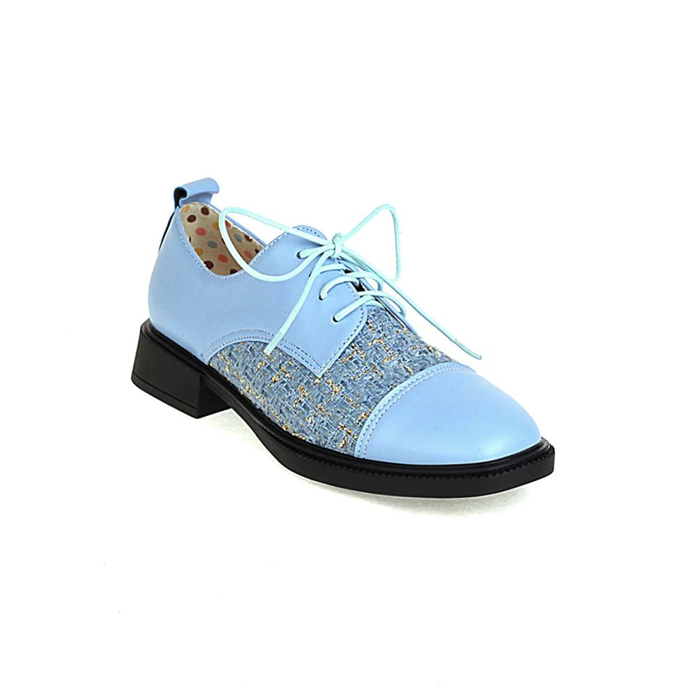 Chaussures Danse Vintage Bleu - Louise Vintage