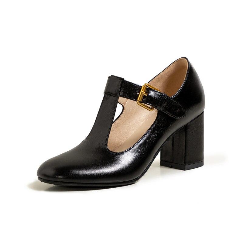 Chaussures de Ville Vintage Femme Noir - Louise Vintage