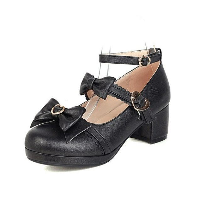 Chaussures Femme Années 50 Noires - Louise Vintage