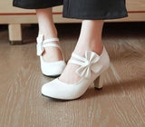 Chaussures Mary Jane Vintage Blanches - Louise Vintage