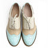 Chaussures Oxford Femme Bleu Café Beige - Louise Vintage