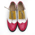 Chaussures Oxford Femme Rose Blanc Jaune - Louise Vintage