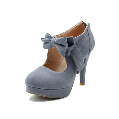 Chaussures Pin Up Années 50 Gris - Louise Vintage