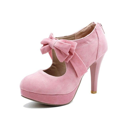 Chaussures Pin Up Années 50 Rose - Louise Vintage