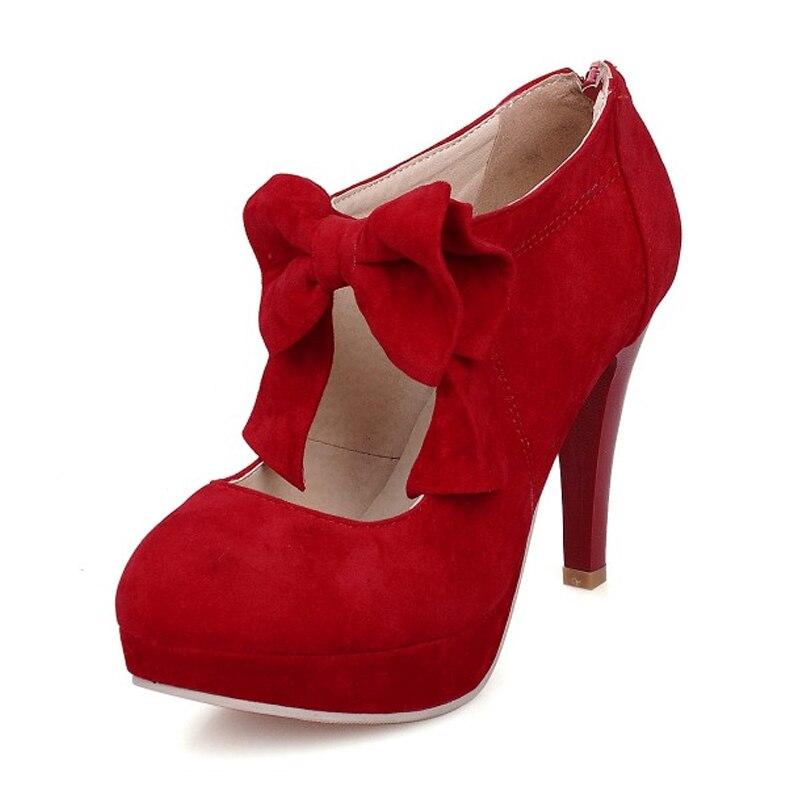 Chaussures Pin Up Années 50 Rouge - Louise Vintage